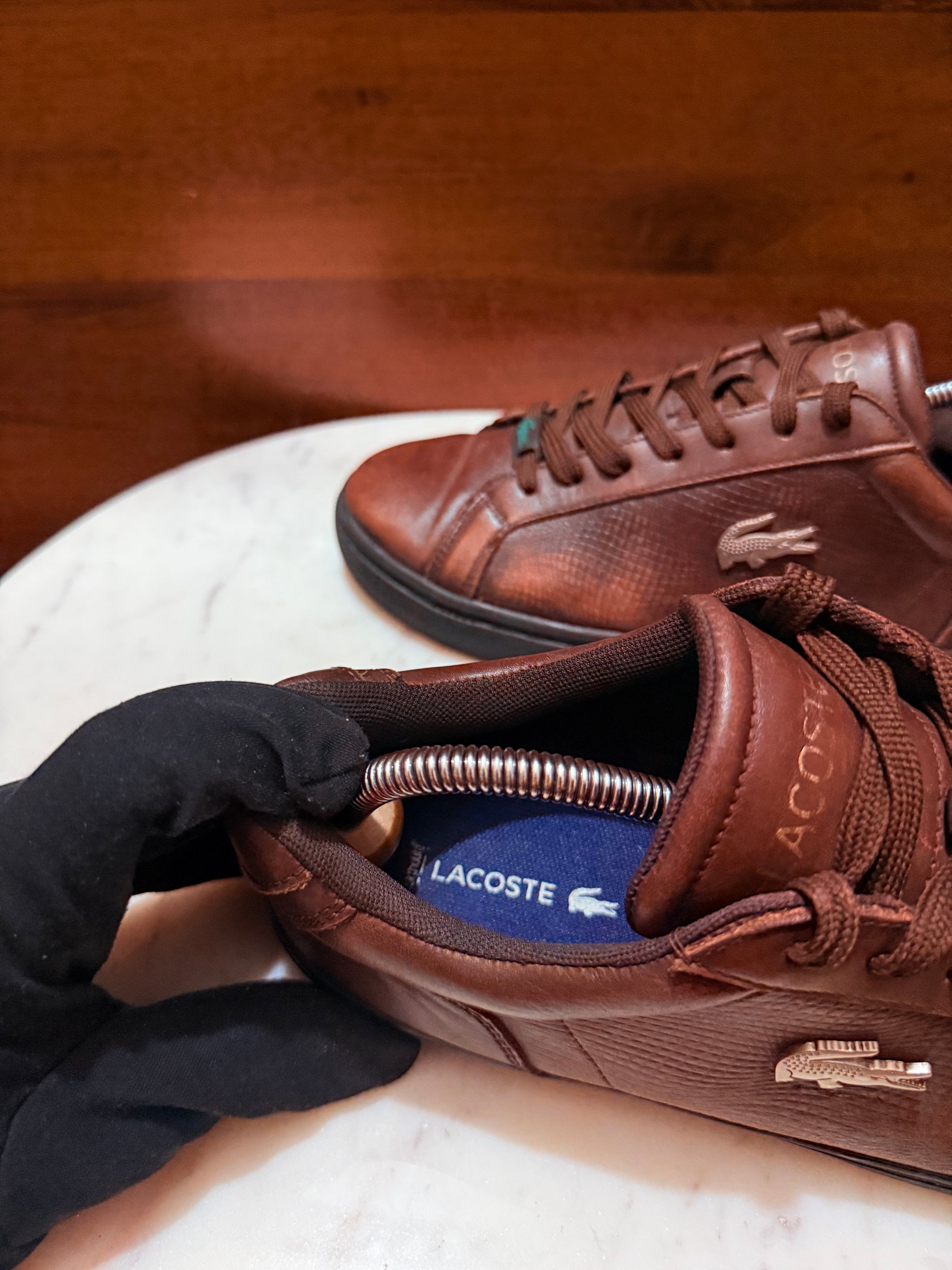 Lacoste Carnaby Evo Textured Leather