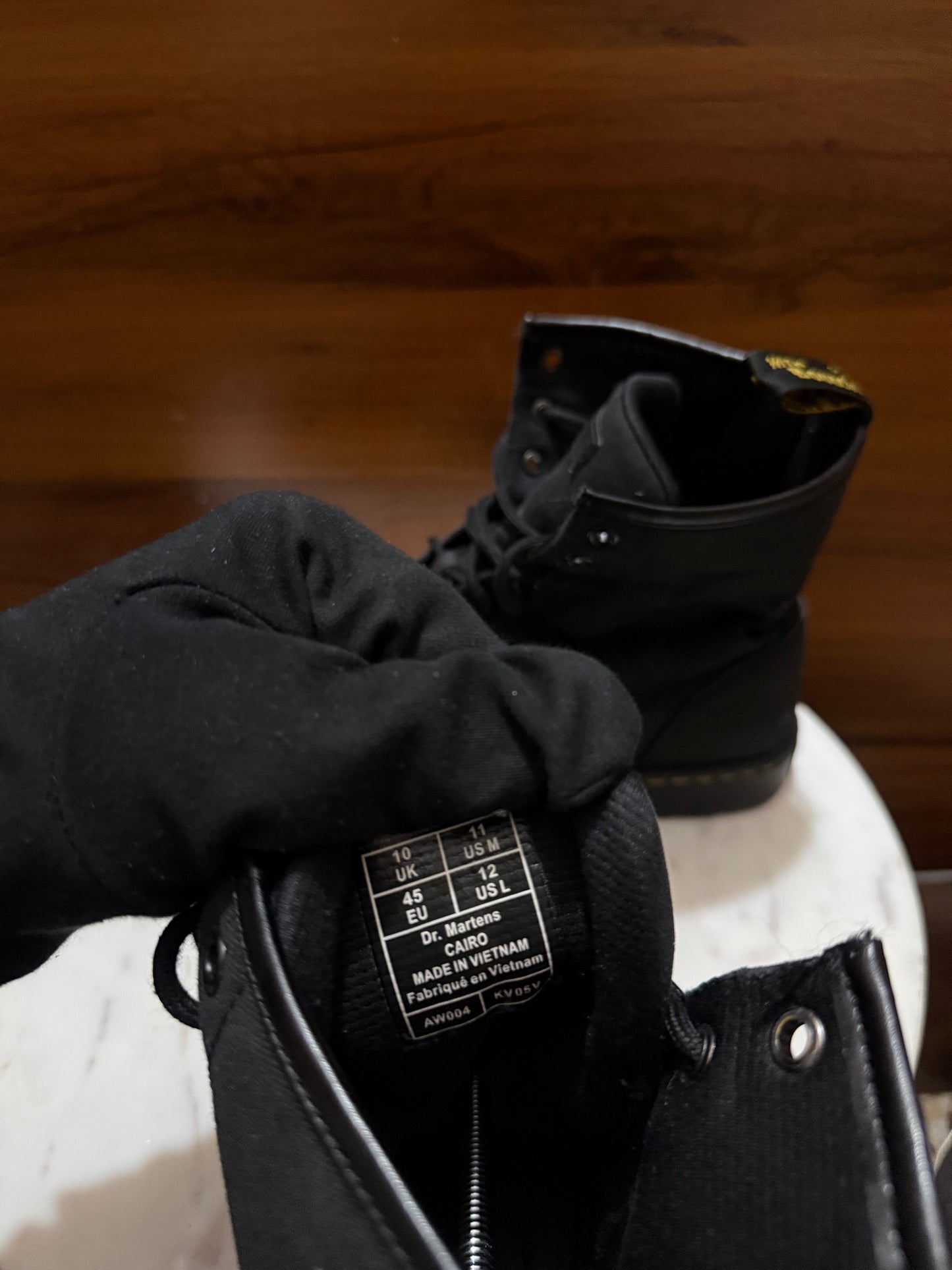 Dr. Martens Combs Canvas Lace-Up Casual Boots