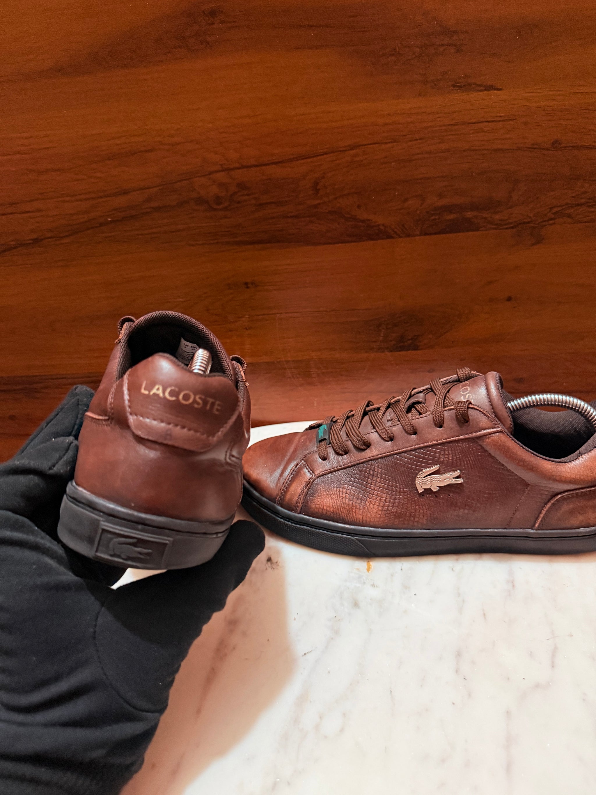 Lacoste Carnaby Evo Textured Leather
