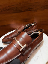 Tod's Double T Leather Penny Loafers
