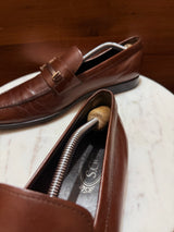 Tod's Double T Leather Penny Loafers