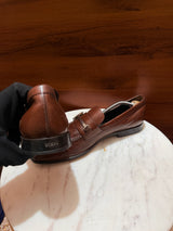 Tod's Double T Leather Penny Loafers