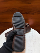 Bottega Veneta Intrecciato Leather Penny Driving Loafers