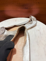 Tory Burch Reva Metallic Leather Ballet Flats