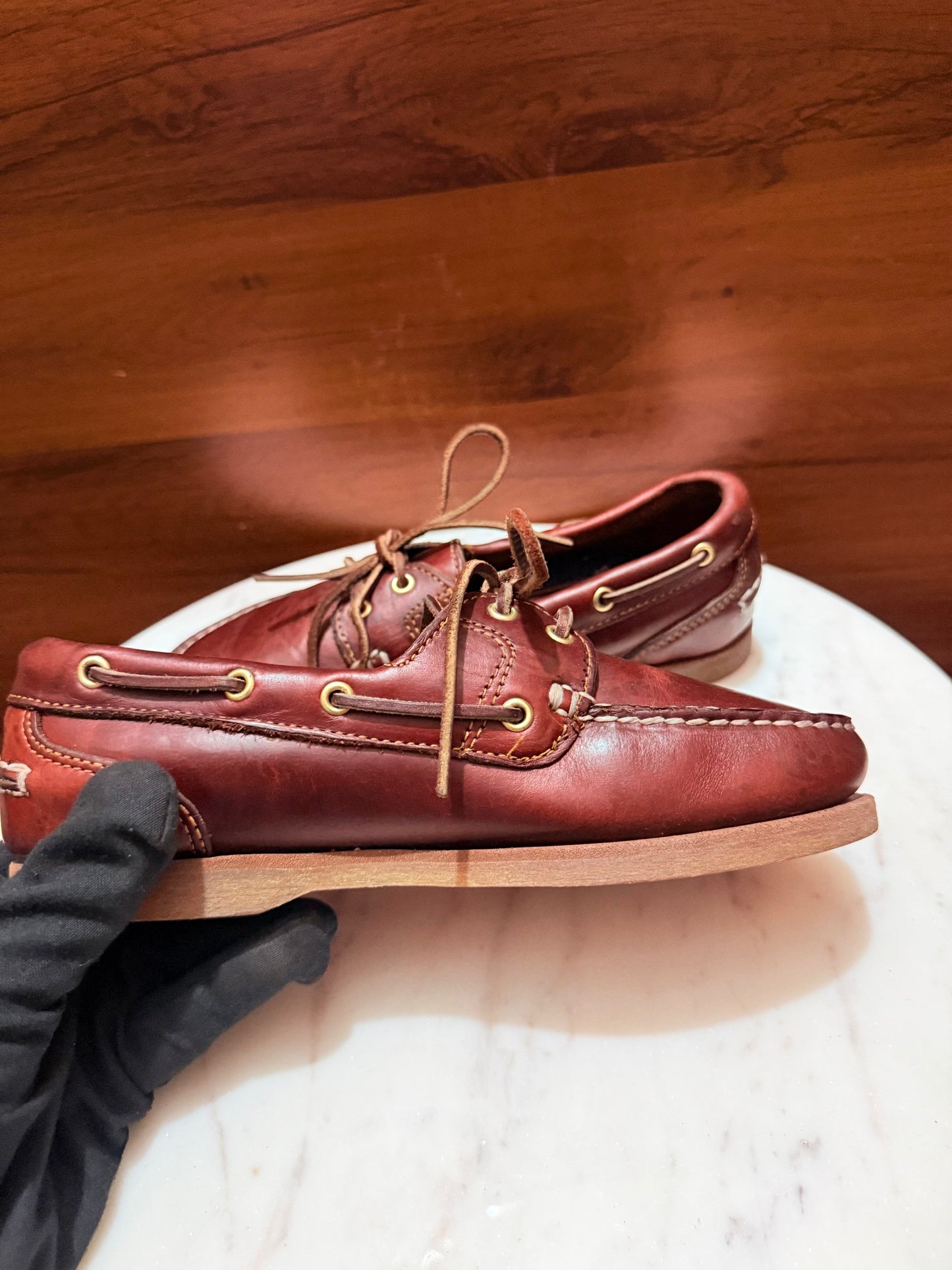 Timberland Authentic Classic Leather Boat Shoes