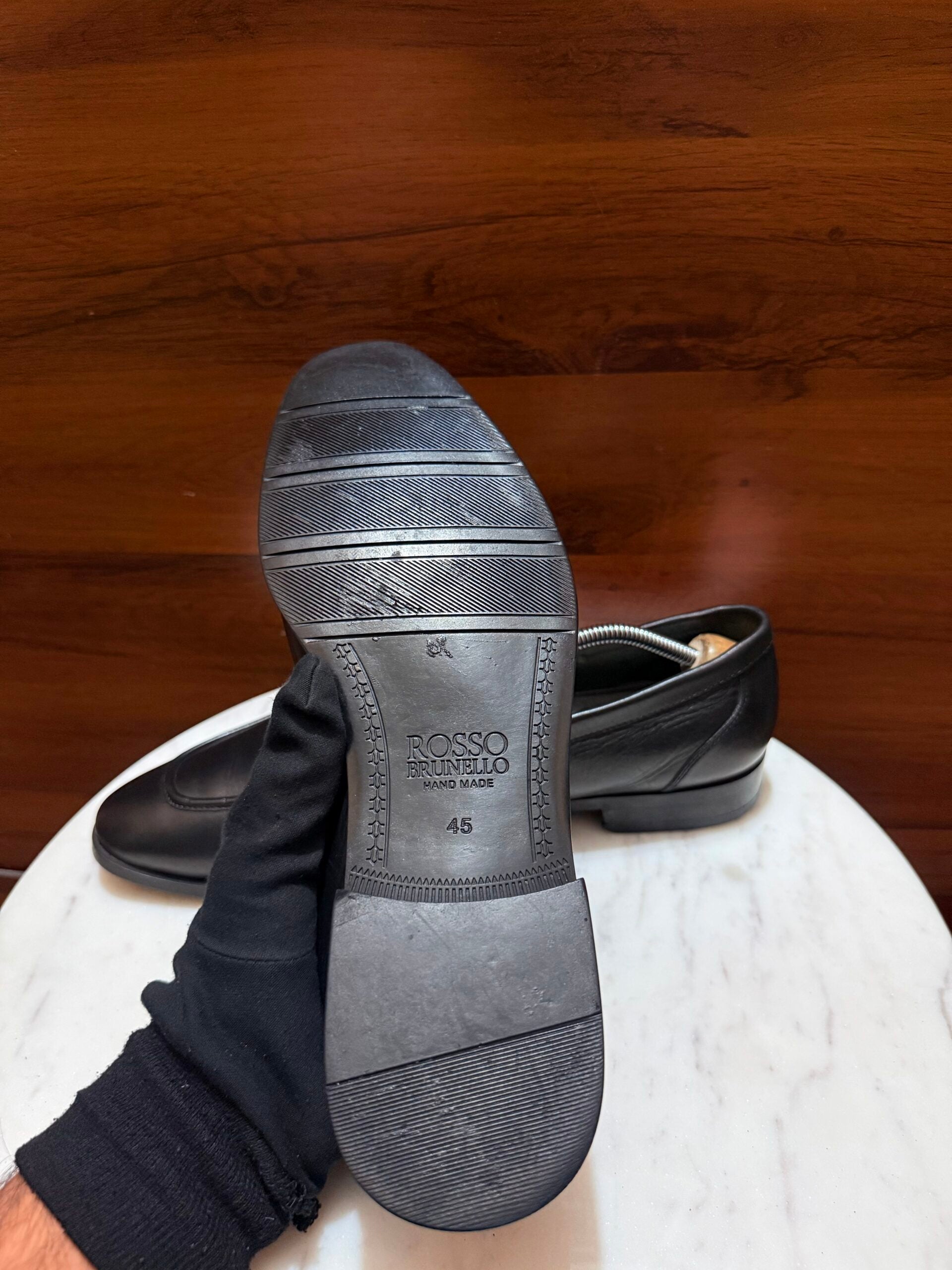 Rosso Brunello – Smooth Leather Gancini Bit Loafers