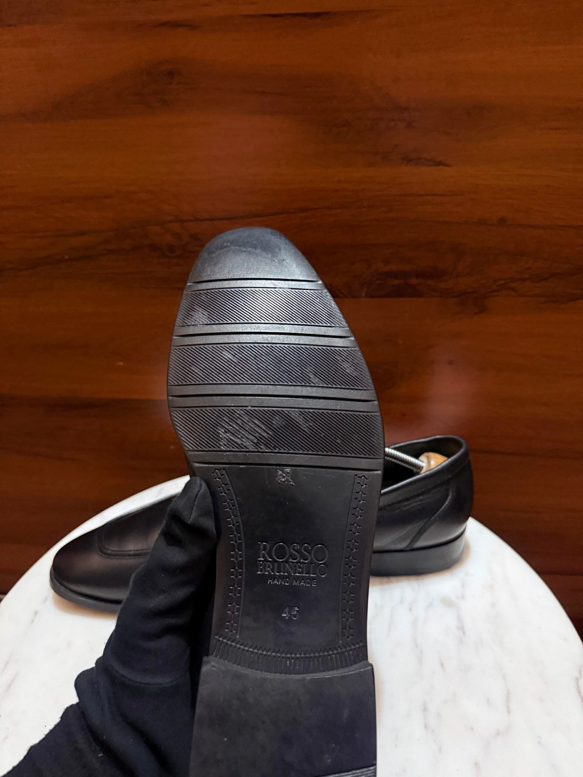 Rosso Brunello – Smooth Leather Gancini Bit Loafers