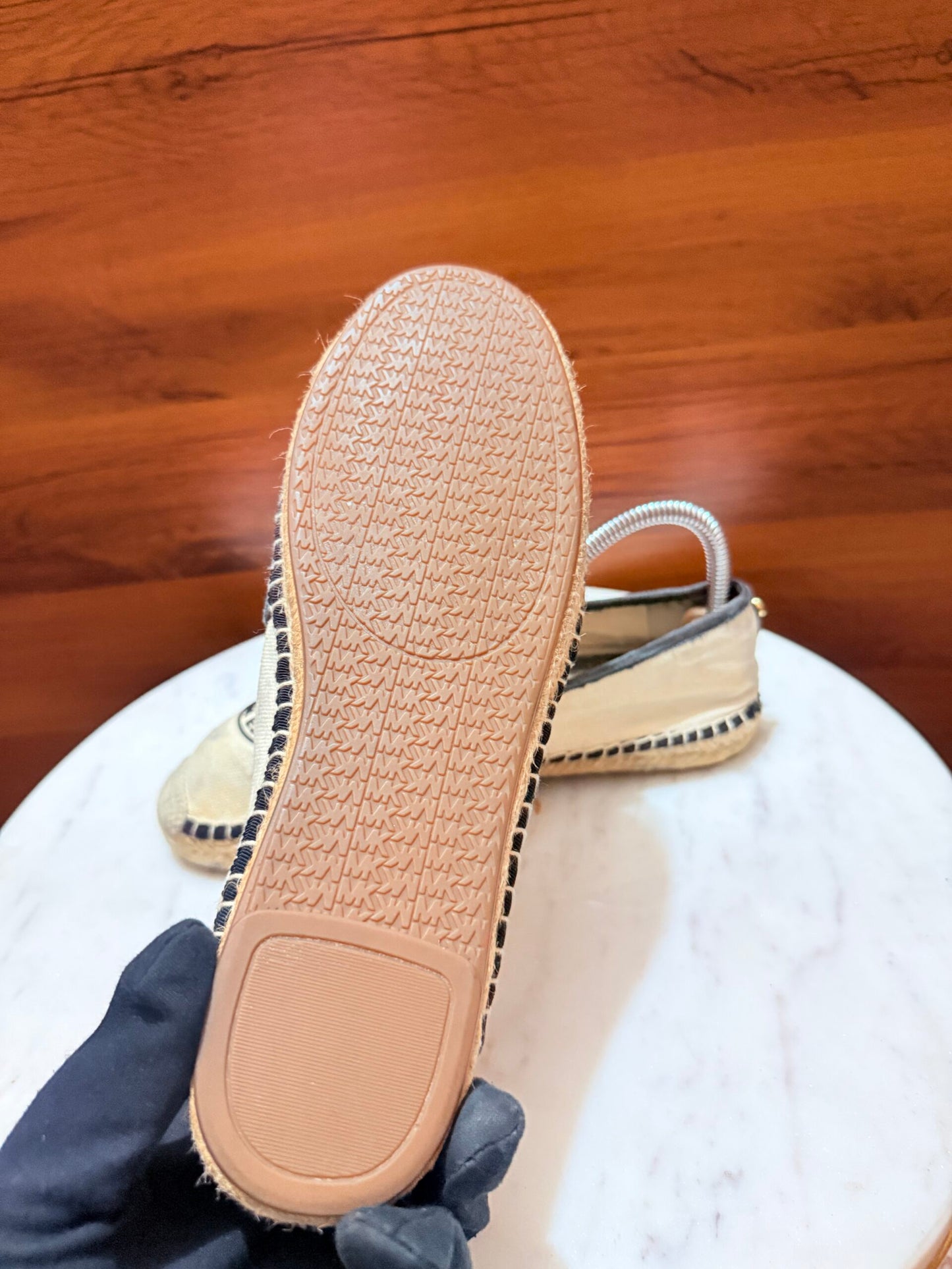 Michael Kors – Kendrick Canvas Logo Espadrille Flats