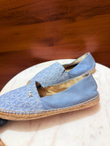 Michael Kors – Kendrick Monogram Canvas & Leather Espadrille Flats