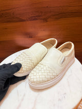 Bottega Veneta – Intrecciato Leather Slip-On Platform Sneakers