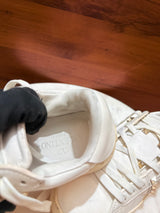 Valentino Garavani – Rockstud VLTN “Be Me” Leather Sneakers