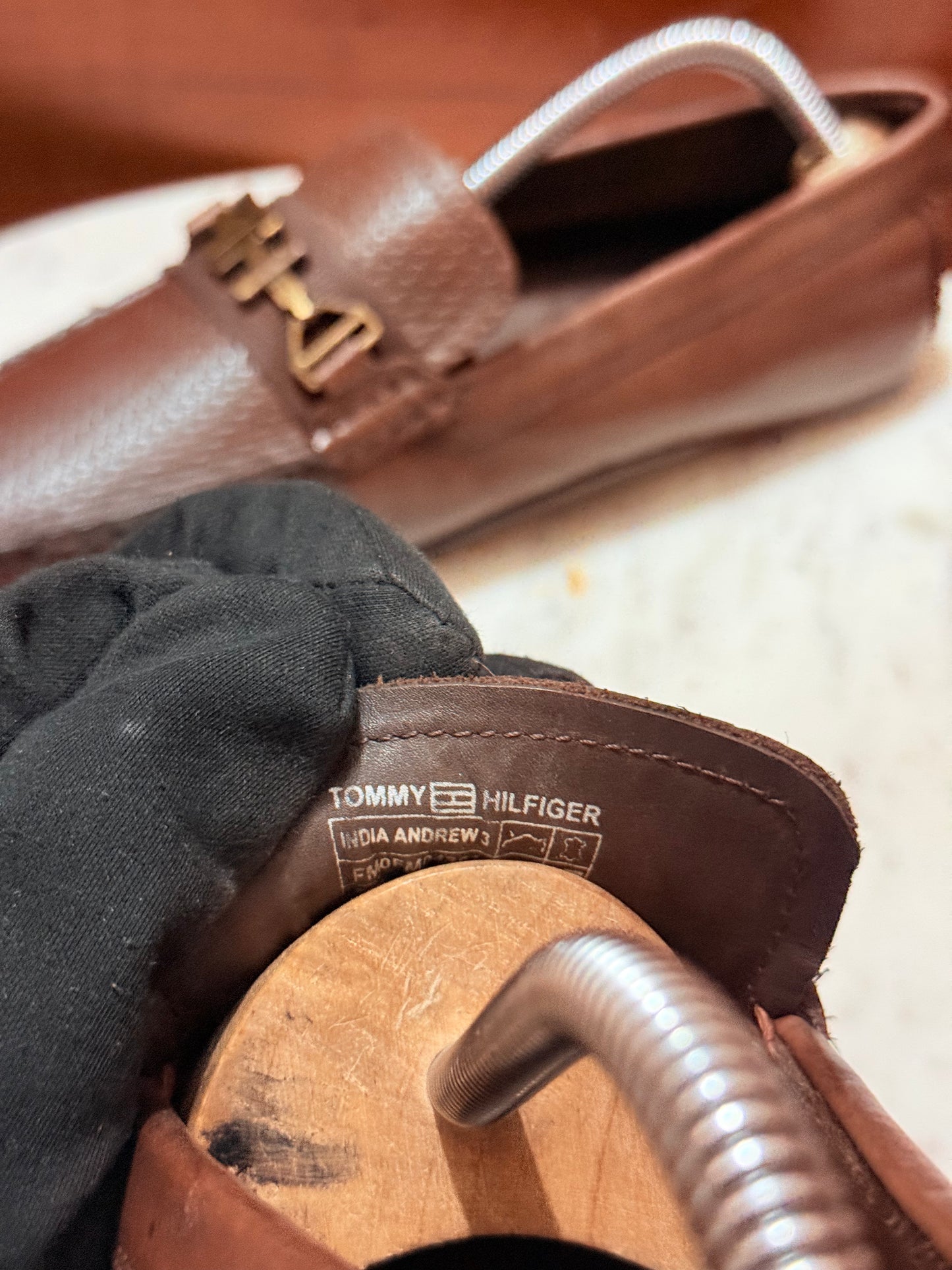 Aigner Woven Embossed Leather Bit Driving Loafers