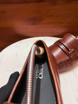 Aigner Smooth Leather Bit Driving Loafers