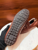 Aigner Smooth Leather Bit Driving Loafers