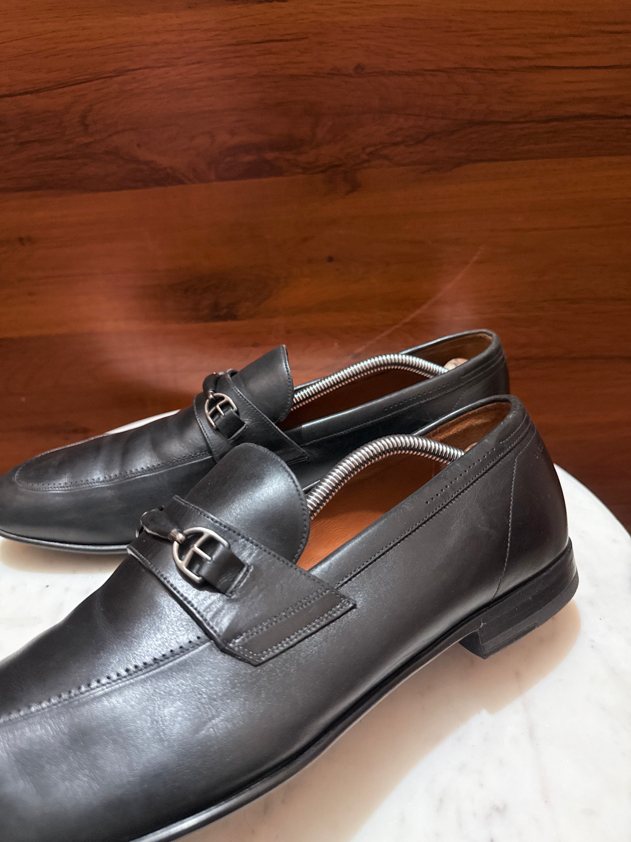 Bally Leather Bit Loafers