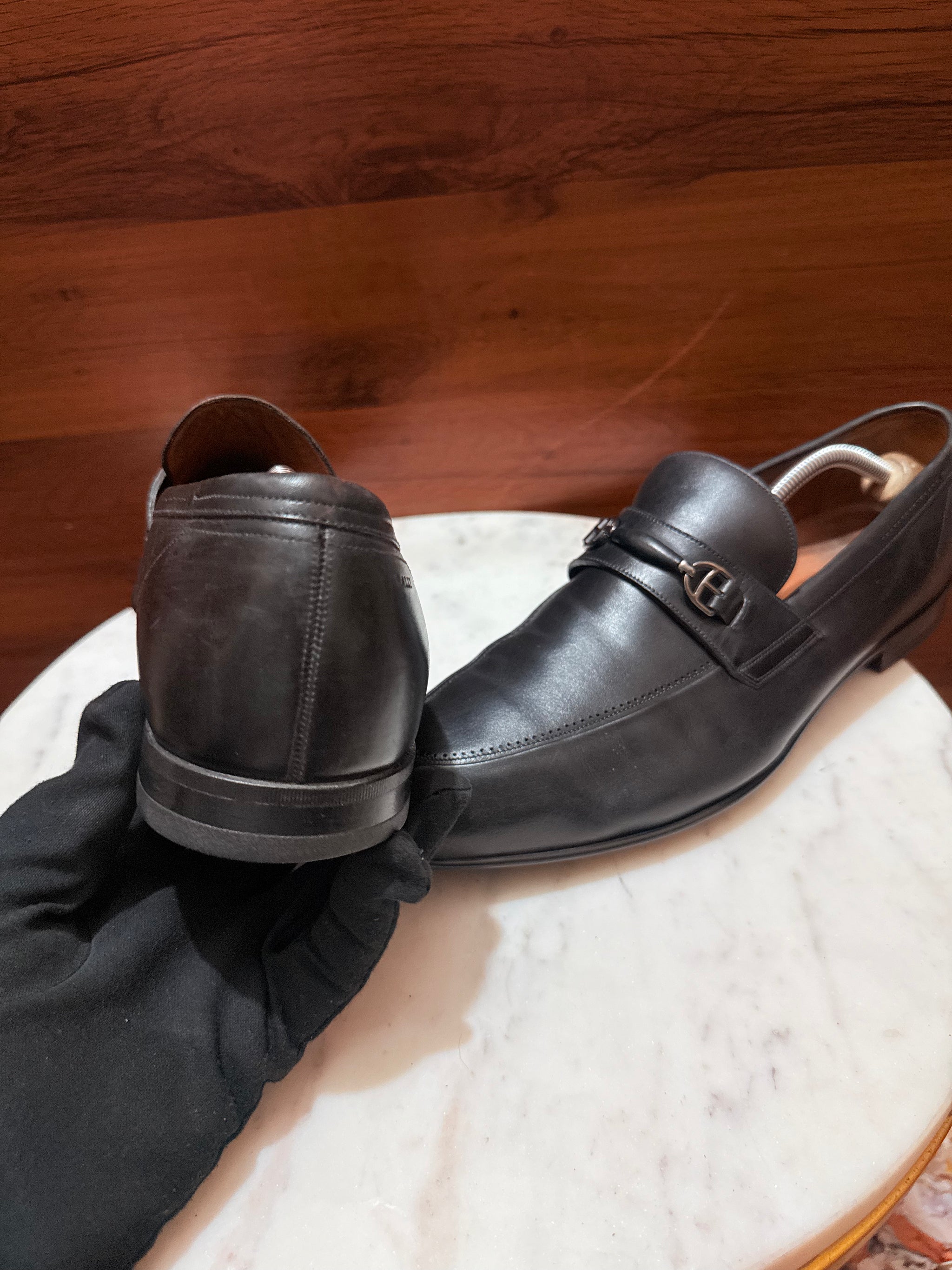 Bally Leather Bit Loafers