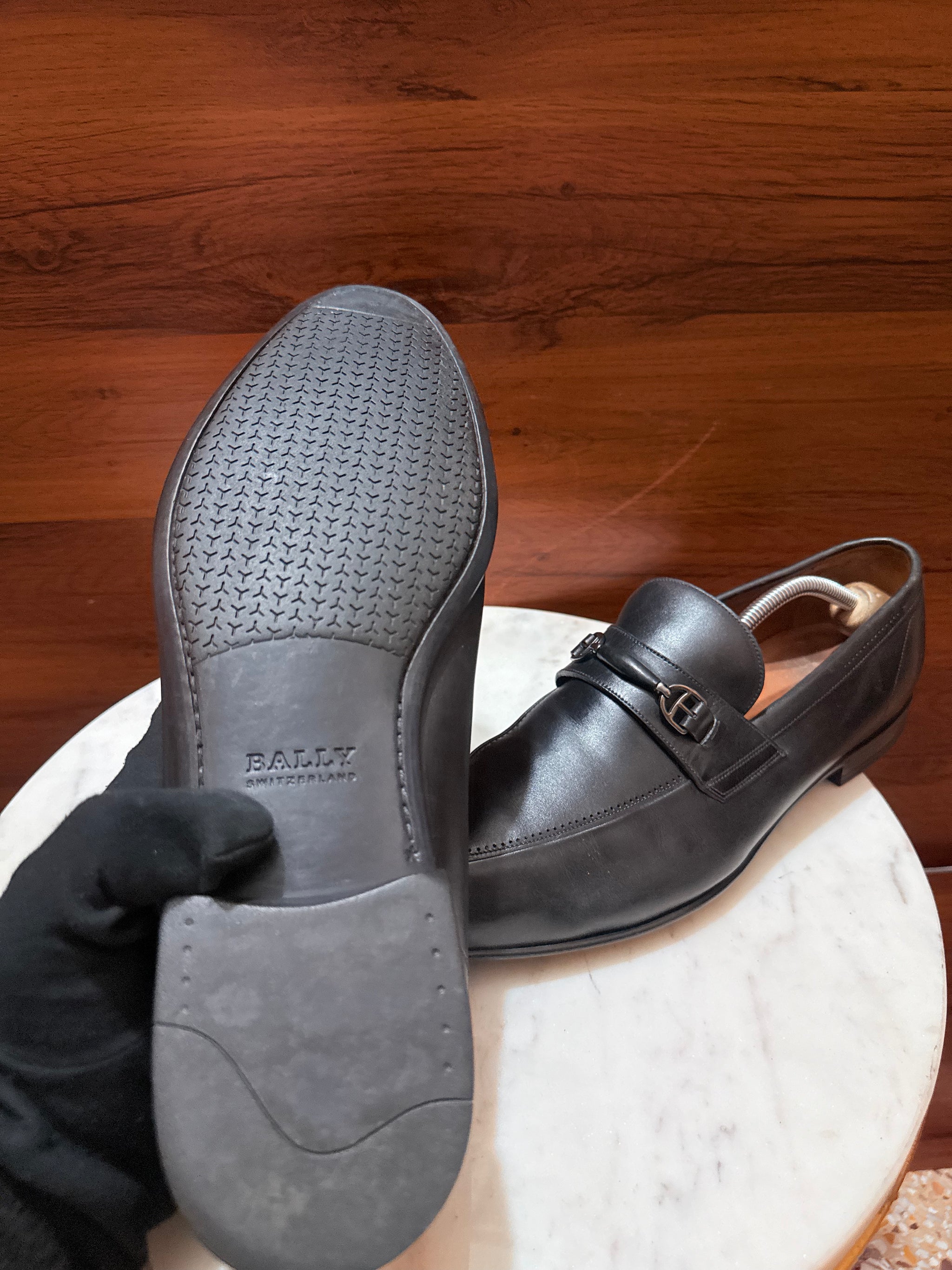 Bally Leather Bit Loafers