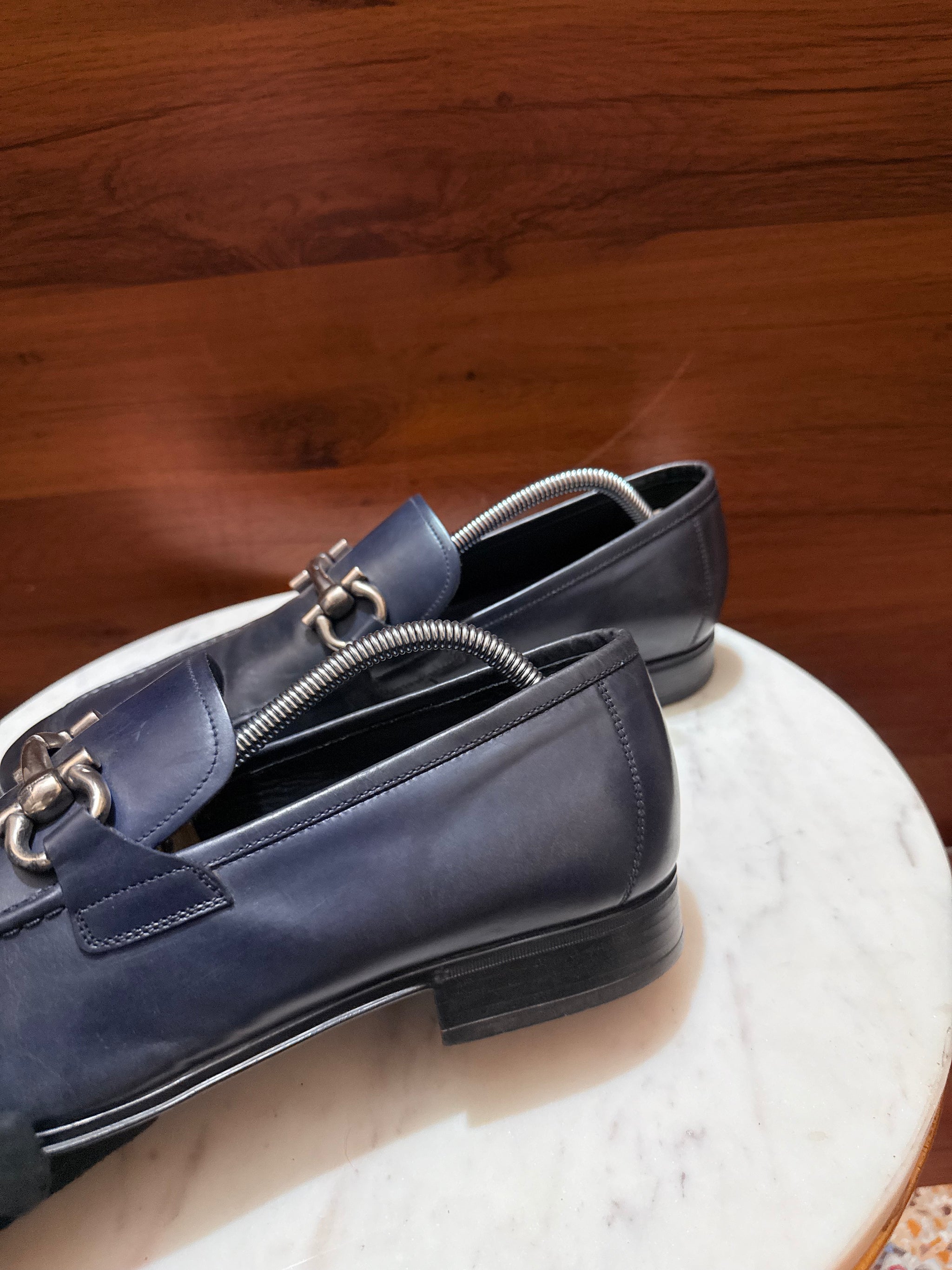 Salvatore Ferragamo Gancini Leather Loafers