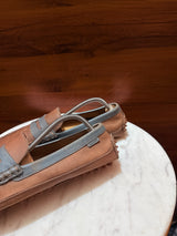 Ferragamo Two-Tone Leather Penny Driving Loafers