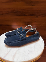 Gucci Suede Horsebit Driving Loafers