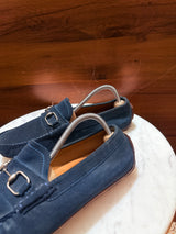 Gucci Suede Horsebit Driving Loafers