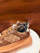Gucci GG Supreme Canvas & Leather Chunky Sneakers
