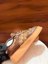 Gucci GG Supreme Canvas & Leather Chunky Sneakers