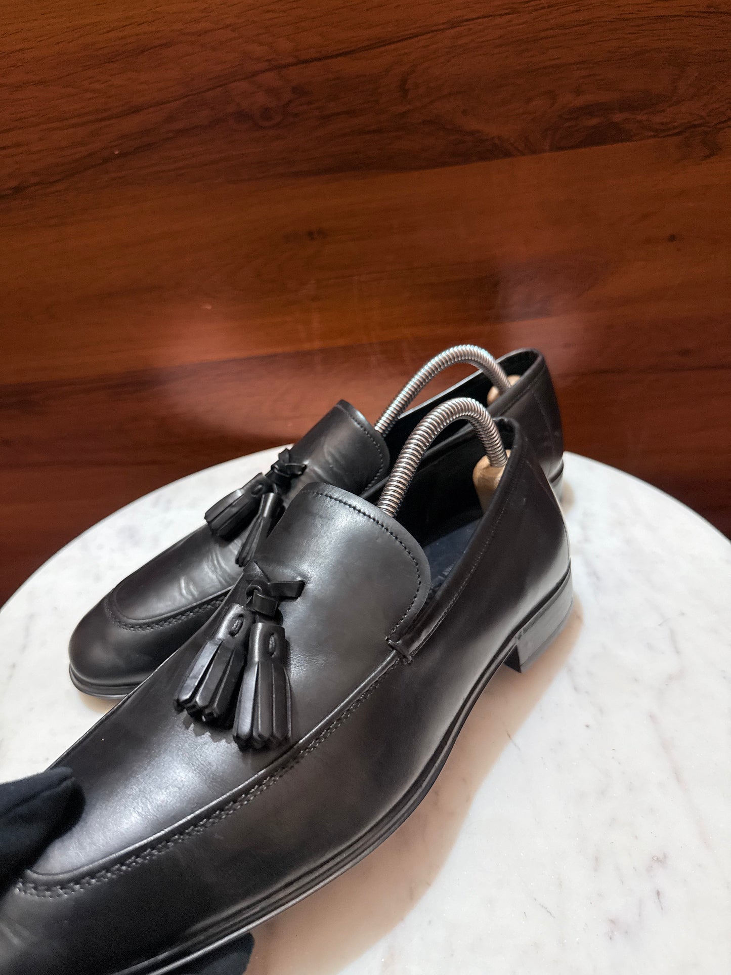 Ferragamo Classic Tassel Leather Loafers