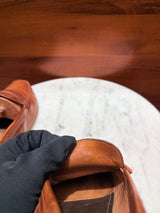 Rosso Brunello Classic Leather Penny Driving Loafers