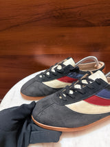 Gucci GG Monogram Canvas & Leather Low-Top Sneakers