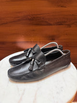 Billionaire Tassel Leather Driving Loafers