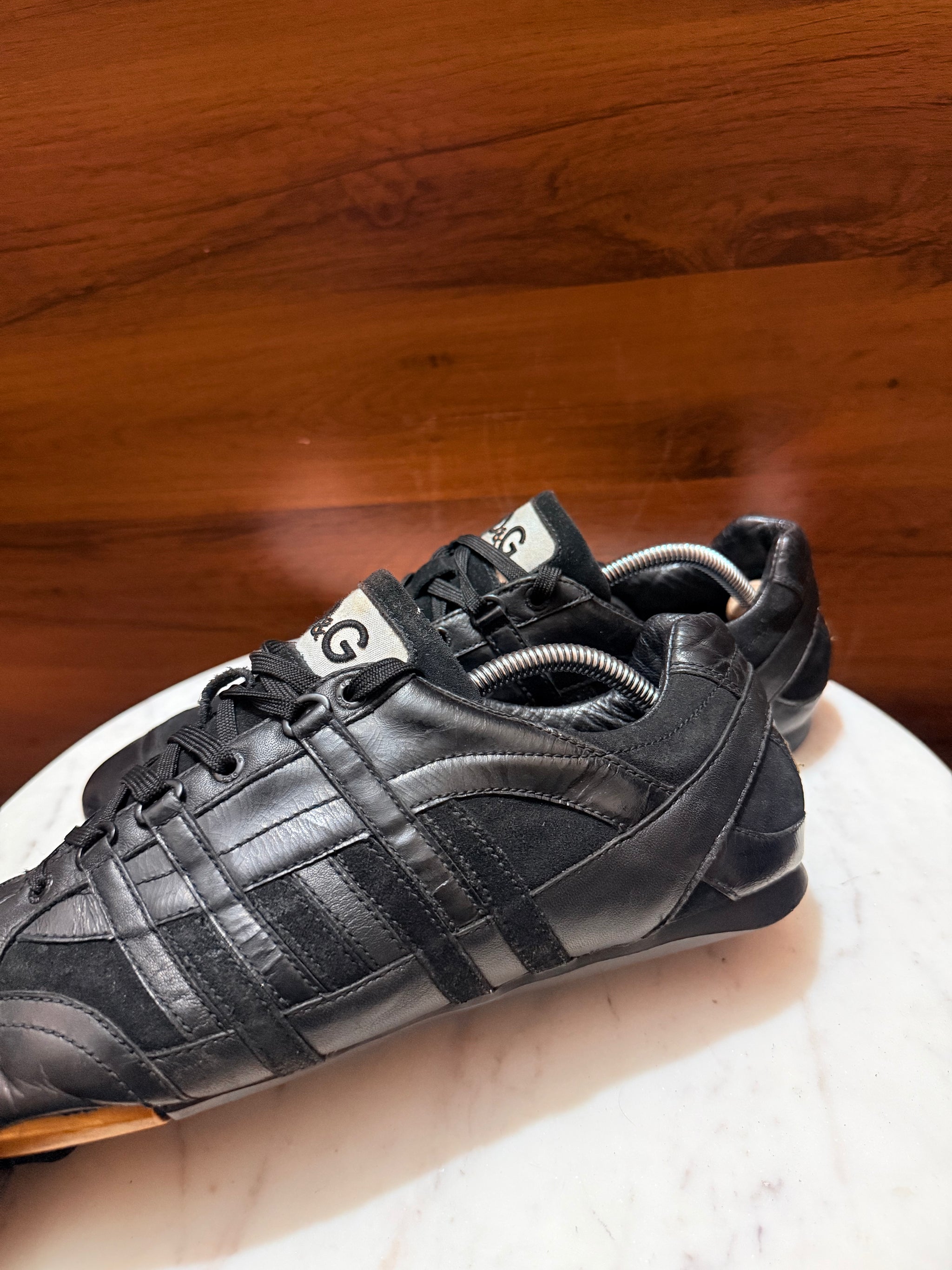 D&G Dolce & Gabbana Low-Top Leather & Suede Sneakers