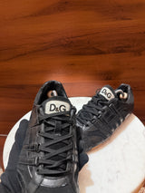 D&G Dolce & Gabbana Low-Top Leather & Suede Sneakers