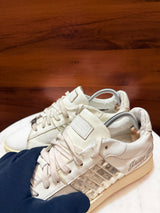 Philipp Plein Metallic Side-Striped Leather Sneakers