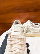 Philipp Plein Metallic Side-Striped Leather Sneakers