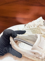 Philipp Plein Metallic Side-Striped Leather Sneakers