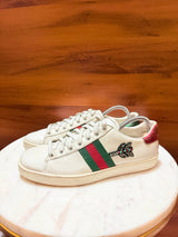 Gucci Ace Embellished Arrow Leather Sneakers