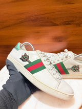 Gucci Ace Embellished Arrow Leather Sneakers