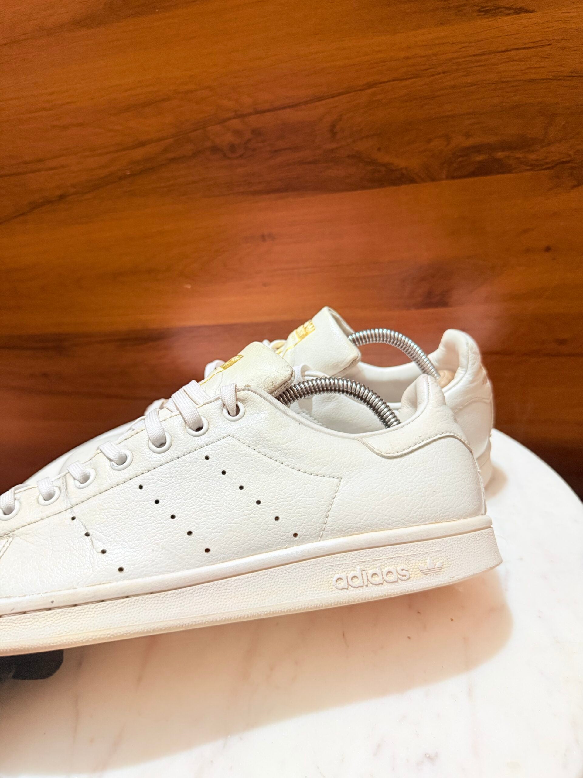 Adidas Originals – Stan Smith Triple White Premium Leather Sneakers