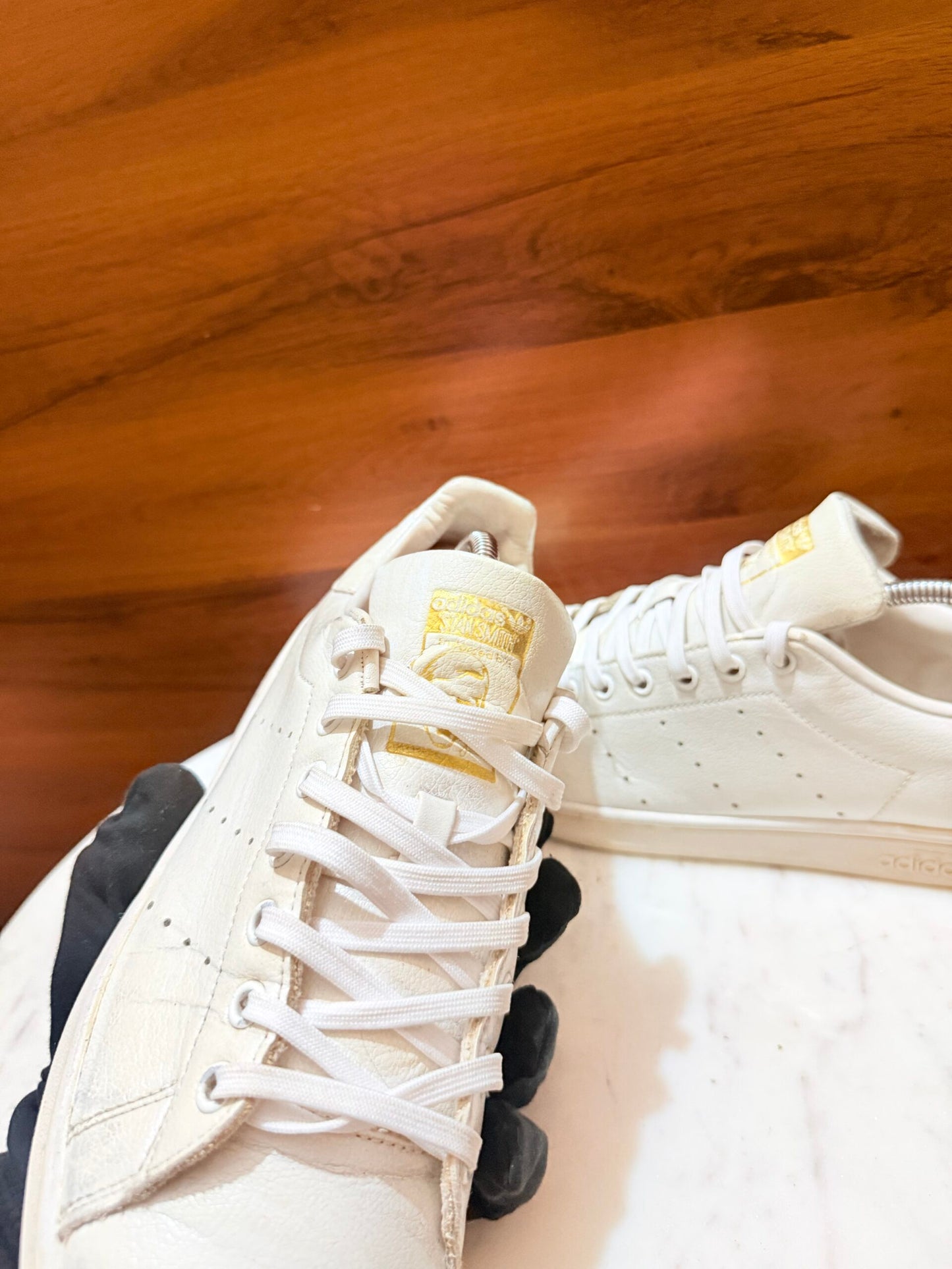 Adidas Originals – Stan Smith Triple White Premium Leather Sneakers