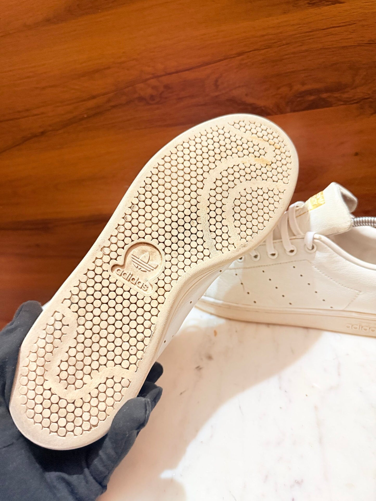 Adidas Originals – Stan Smith Triple White Premium Leather Sneakers
