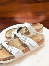 Birkenstock Mayari Birko-Flor White Sandals