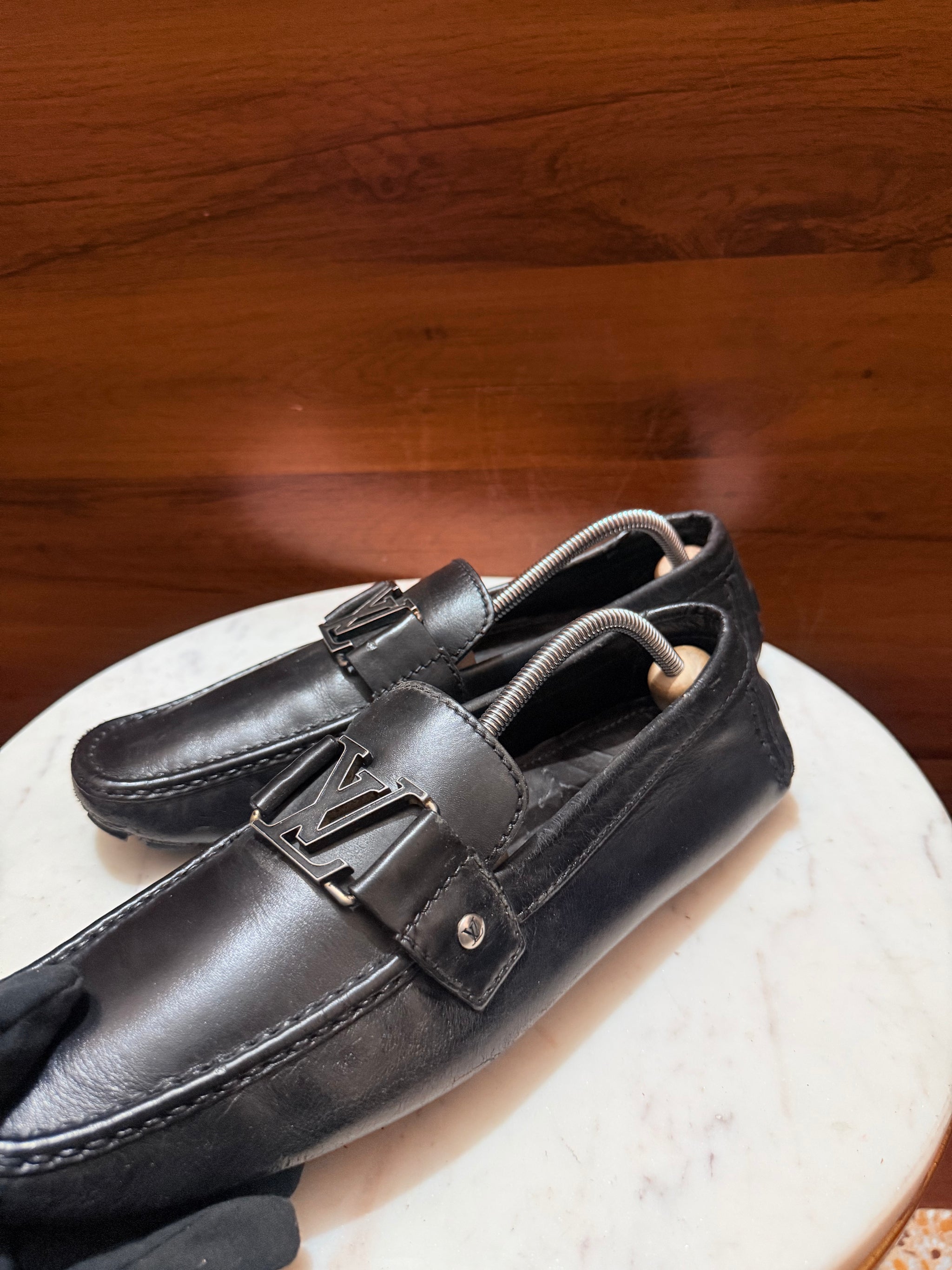 Louis Vuitton Monte Carlo Leather Loafers