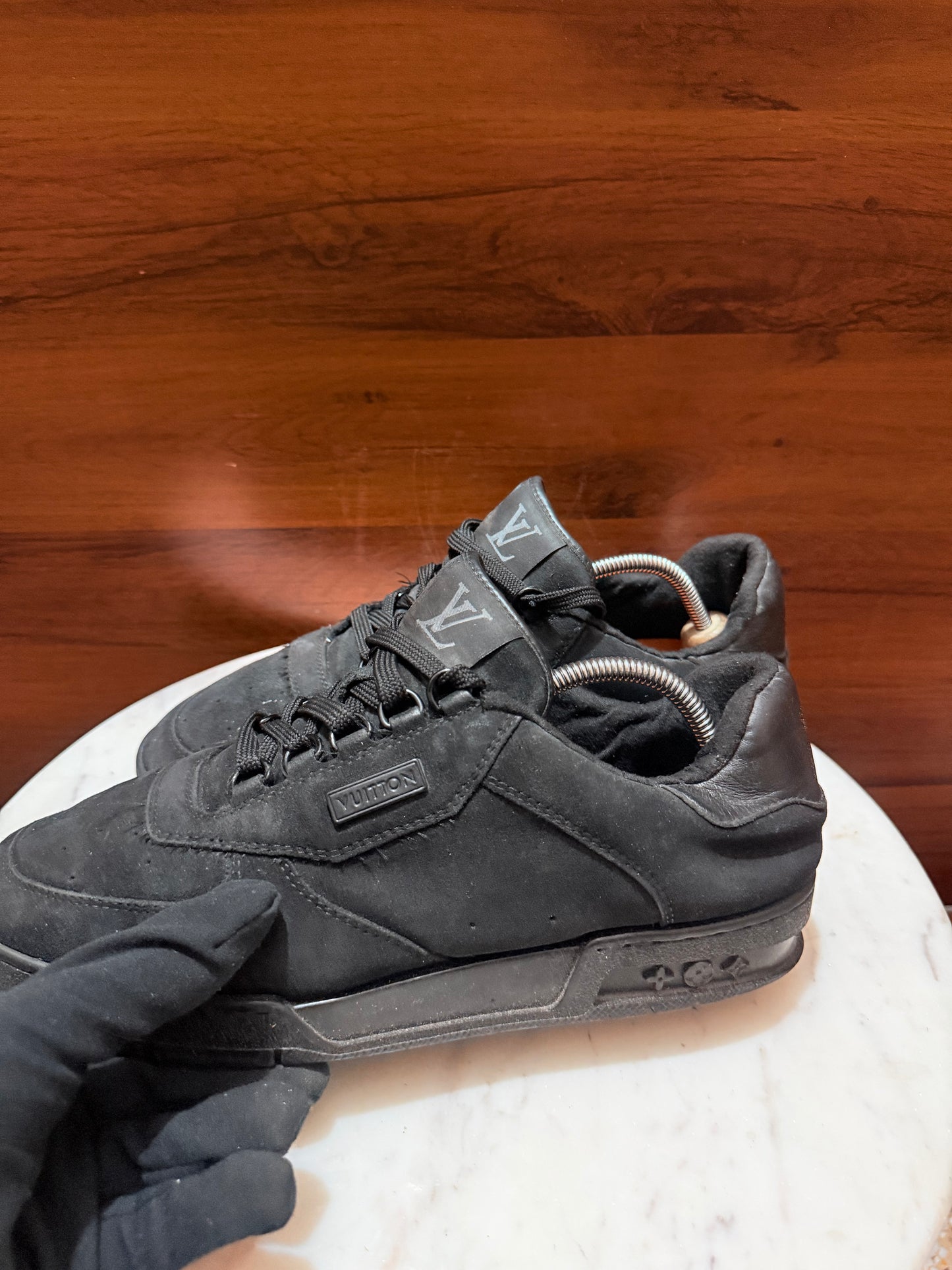 Louis Vuitton Riviera Suede Low-Top Sneakers