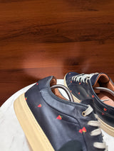 Paul Smith Basso Strawberry Print Leather Sneakers