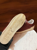 Balmain B-Court Monogram Leather Sneakers