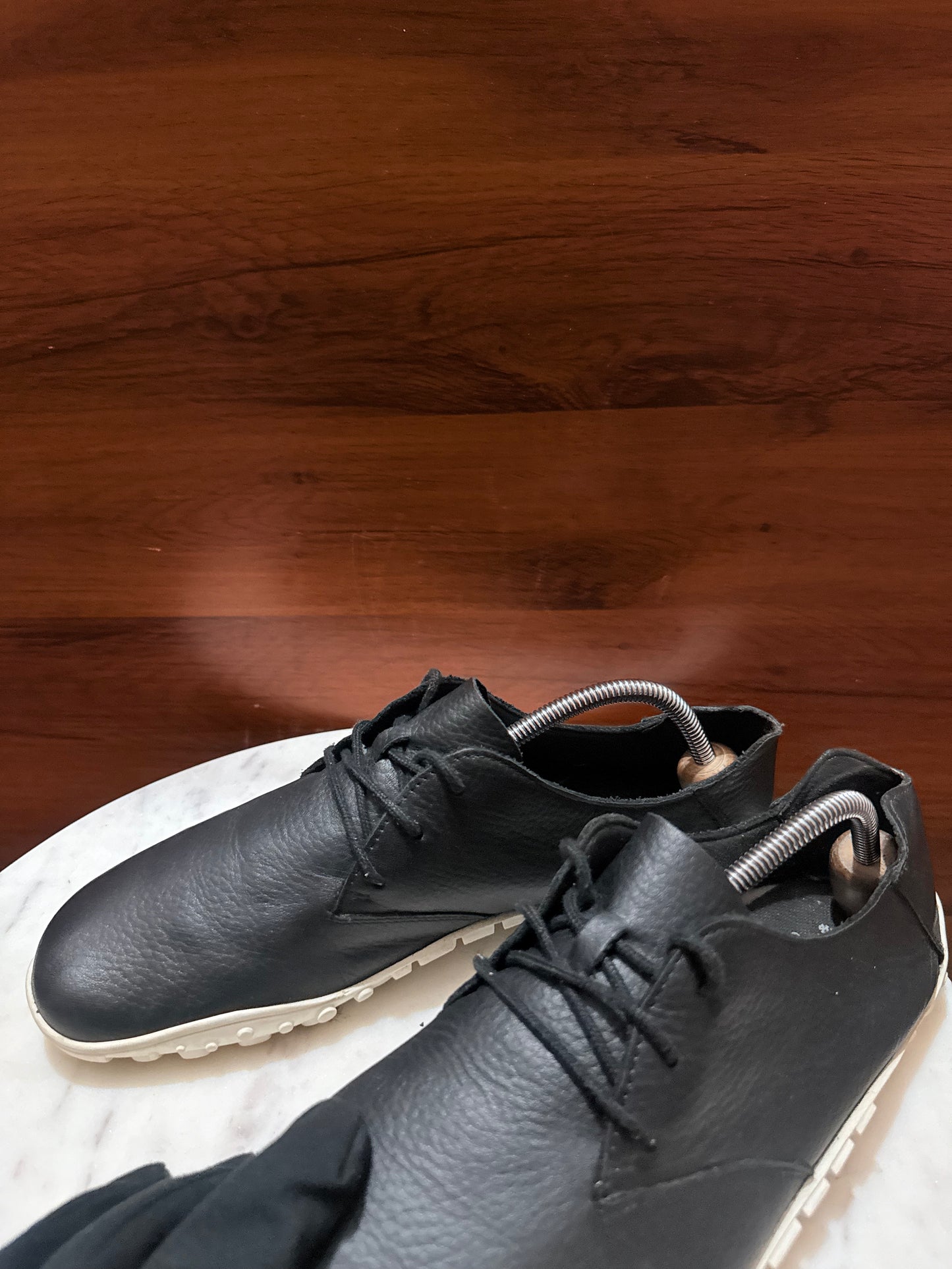 Groundies Montreal / Barefoot Leather Derby Shoes