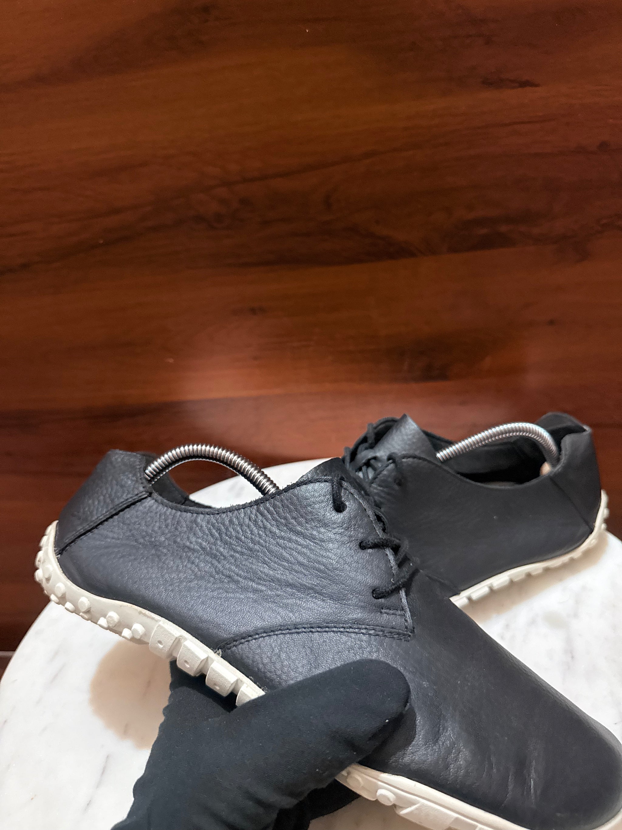 Groundies Montreal / Barefoot Leather Derby Shoes