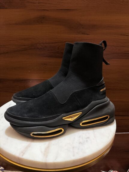 Balmain – B-Bold High-Top Sock Sneakers