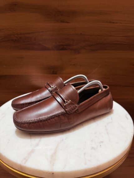 Rosso Brunello – Smooth Leather Metal Bit Driving Shoes